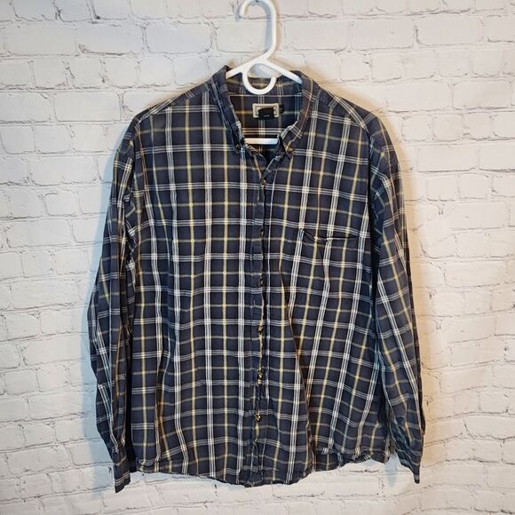 Men's Arizona Longsleeve Button-Down Shirt, Size Large - Picture 1 of 3